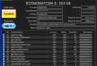 CrystalDiskInfo dark theme reporting drive health and temperature