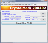 CrystalMark 2004 INFO panel on Windows